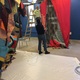 Installing the exhibition