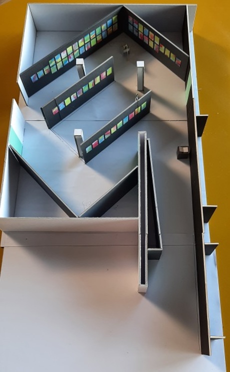 Model of the exhibition design